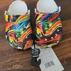 NWT Unisex CROCS Kids' Classic Out of this World II Clog Size C6